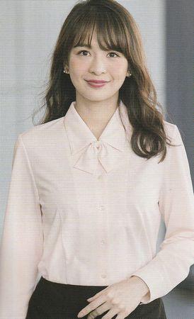 春物がお買い得 週末限定sale 事務服 ブラウス リボン付き レディースブラウス長袖 事務服 制服 ニット 吸汗速乾 アンジョア 日本全国送料無料 Www Iacymperu Org