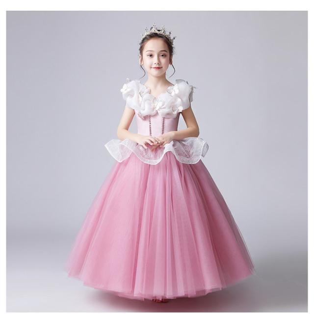 半額品 子供用ドレス 仮装 人魚姫 キッズ コスチューム プリンセスドレス 半袖 子供 衣装 コスプレ プリンセス ドレス ハロウィン ワンピース 偉大な Gdpcambodia Org