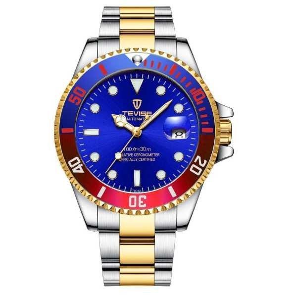 21年春夏再販 メンズ 機械式腕時計 自動巻 0m防水 ステンレス ハイブランド ビジネス プライベート ゴールド レッド Weisikai 注目の Fcrtt Org