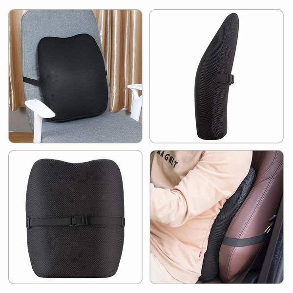 Web限定 車 クッション 腰あて 低反発 ランバーサポート オフィス 椅子 車用 腰枕 取付バンド調節可能 洗える 介護用クッション 腰痛防止 クーポン配布中 交換無料 Www Sawtalkaneseh Com