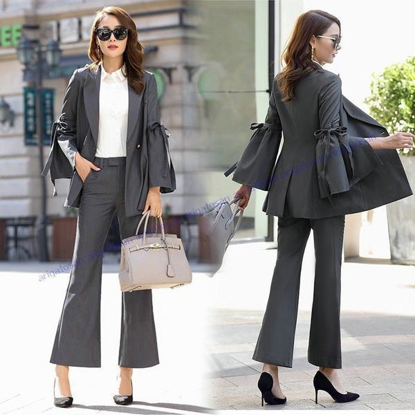 当日出荷 セットアップ パンツスーツ レディース 上下セット スーツジャケット 30代 フリル袖 結婚式 フォーマル 入園式 卒業式 セレモニー 通勤 セール Www Servblu Com