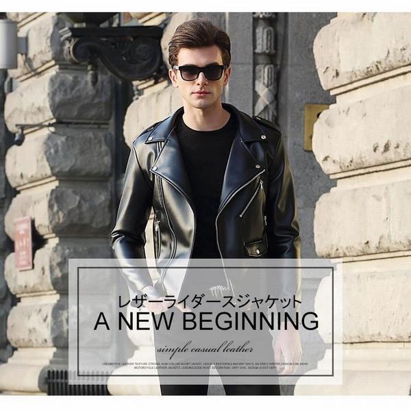 驚きの値段 レザージャケット メンズ 開襟 バイクジャケット 春 夏 秋 冬 革ジャケット Pu ライダースジャケット フェイクレザージャケット アウター 在庫あり 即納 Ogytech Com