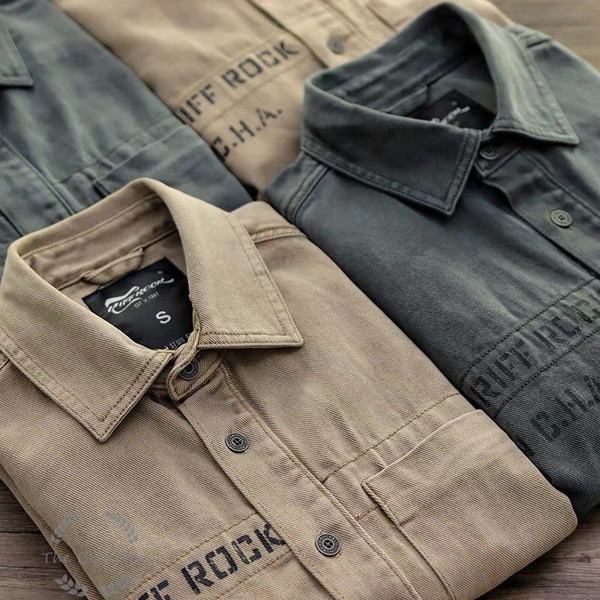 再再販 メンズシャツ 長袖 ミリタリーシャツ ファティーグシャツ ヴィンテージ ウォッシュ加工 アウター 綿100 ジャケット トップス アウトドア Rakuten Bayounyc Com