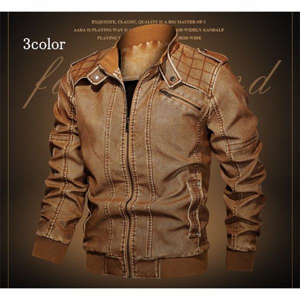 安い購入 革ジャケット メンズ バイクジャケット ライダースジャケット Puレザー カジュアル 革ジャン 新作 防風 春秋 19 国内最安値 Playalunacolombia Com