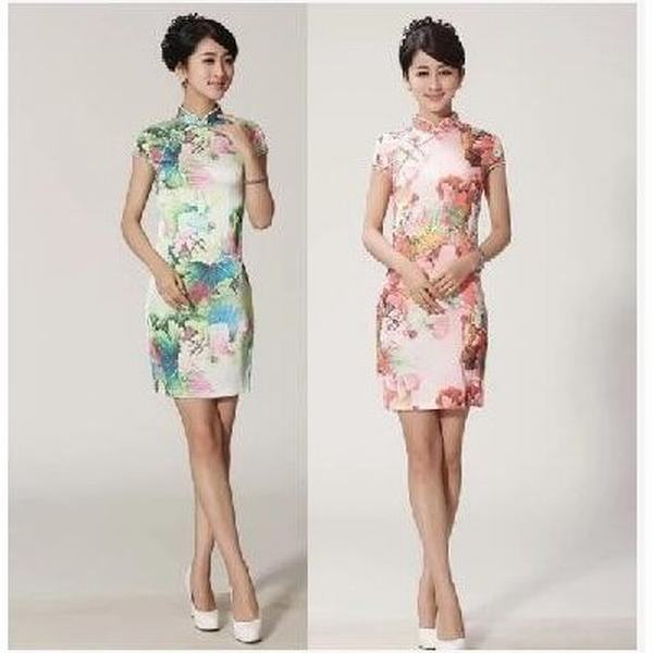 絶賛レビュー続出 チャイナドレス 花柄 半袖 半袖綿麻素材 ショート丈 チャイナ服 ミニチャイナドレス パーテイ衣装 ワンピース 綿 通気性 レトロ 大きいサ 新色追加 Carlavista Com