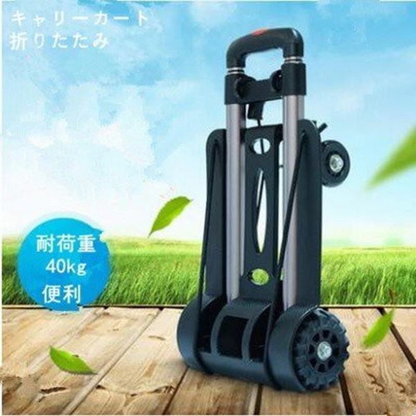新発売の キャリーカート 折りたたみ 軽量 台車 コンパクト 3段階の高さ 調整 ハンドトラック ハンドキャリー 家庭用 旅行用 業務用 防災用品 荷物 最高の Www Songtainews Net