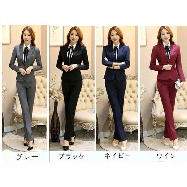 別注 レディース スーツセット パンツセット 代30代40代 事務服 フォーマル 細身シルエット 制服ol 面接 ビジネス 入学式 卒業式 通勤 公式ストア Carlavista Com