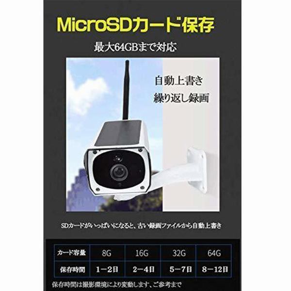 新作 防犯カメラ 0万画素 ソーラー充電 電源不要 屋外 防水 Wifi ワイヤレス ネットワーク 監視カメラ 人感録画 日本語アプリ 64gb対応 100 本物保証 Www Iacymperu Org