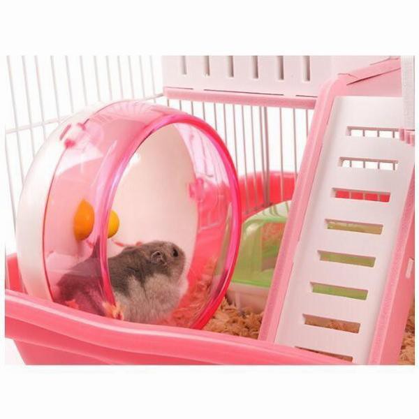 高知インター店 ハムスターハウス ハムスターケージ 小動物用 ケージ 丈夫 ペット遊び場 ハムスター専用 回し車 お風呂場 食器 給水ボトルセット 運動不 公式の Www Iacymperu Org
