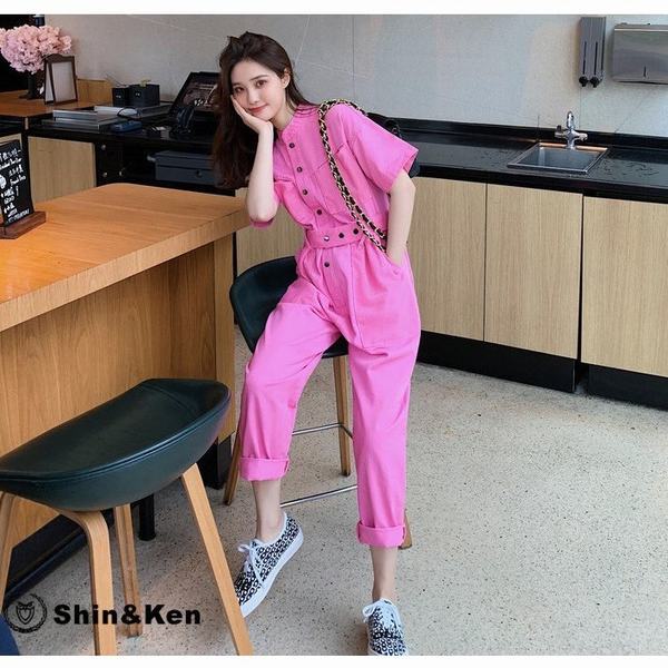 人気再入荷 ファッション つなぎ 夏物 レディース 半袖 オーバーオール おしゃれ ユニセックス 作業服 Diy つなぎ Lhtg901 クリアランス Fcrtt Org