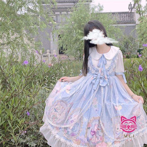 21年最新海外 レディースロリータ ワンピース ドレス 角領 括りつける 半袖 変装 かわい 仮装jy 好評につき延長 Carlavista Com