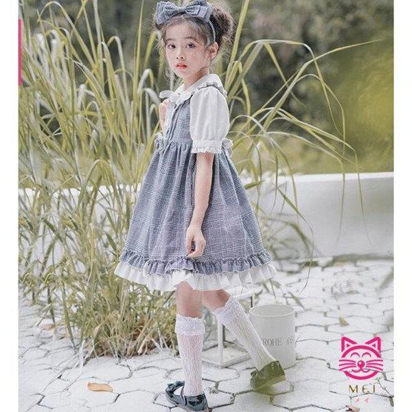 待望の再販 ロリータ 衣装 女の子 可愛いドレス スカラップドレス チェック柄 ゴスロリ Lolita 半袖ワンピース イベント衣装 発表会 Xj4026 最適な価格 Centrodeladultomayor Com Uy