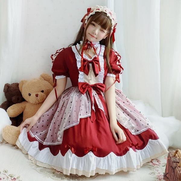 高級感 ワンピース ロリータ ワンピース 女装 コスプレ アニメ 森ガール Cosplay Lolita かわいい 学生服 ドレス メイド服 萌え萌え系 値下げ Ogytech Com