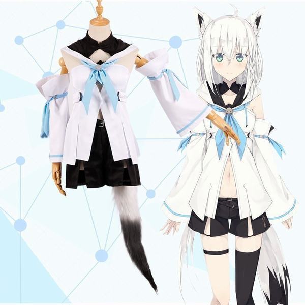 信頼 白上 フブキ Hololive Vtuber 狐服 コスプレ服 可愛い 狐耳狐尾付き オーダーメイド 今だけ限定価格 Centrodeladultomayor Com Uy