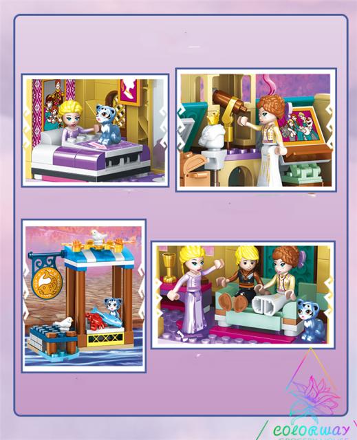 超目玉 レゴ 互換品 レゴ ブロック プリンセス アナとエルさ 雪の女王2 アレンデール城 クリスマスプレゼント 新品 女の子おもちゃ ブランドショッパー付き Viajesturisticosdelpacifico Com