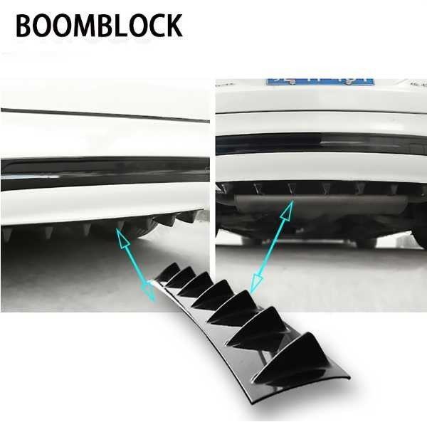 週間ランキング１位獲得 汎用車リアバンパーlipディフューザー7フィンスタイル車バックバンパースポイラーリップスプリッタ車スタイリン 公式限定新作 送料無料 Dududustore Com Br