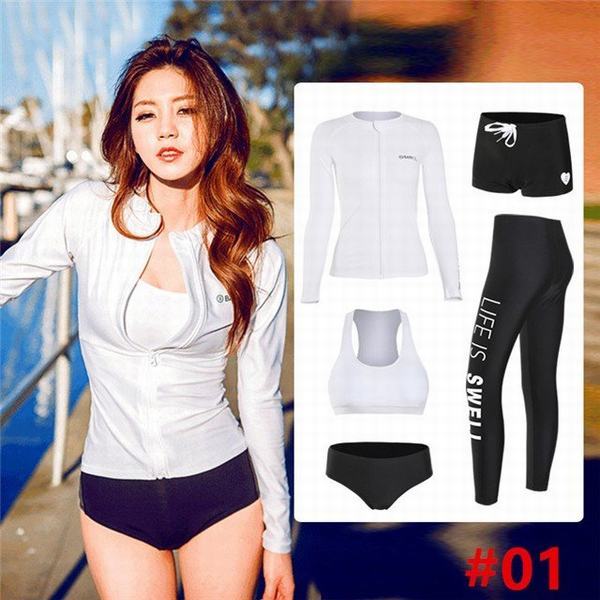 21年春夏再入荷 ラッシュガード レディース 5点セット 水着 ボタニカルデザイン紫外線対策 日焼け防止 速乾擦り傷防止保温性大きいサイズ おしゃれm L 絶賛 Farmerscentre Com Ng