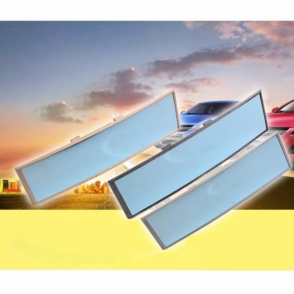 お洒落 車用 ワイドミラー 防眩 車載バックミラー 大型曲面 眩しさ防止 眩しさを抑えたクローム鏡 はっきりと見える 解像度30 Up 薄型設計 280m 国内配送 Carlavista Com