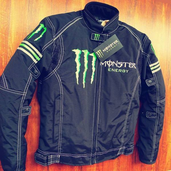 魅了 モンスター エナジー バイク ジャケット ライダースジャケット バイク ウェア 秋 冬 綿インナー付き 防風 防寒 撥水 プロテクター 本店は Conetica Com Mx