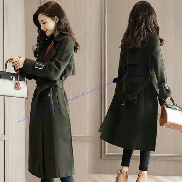 おしゃれ人気 トレンチコート ウール混 コート チェスターコート ロング レディース アウター ロング丈 秋冬コート ベルト付き 大きいサイズ 通勤 カジ 新色追加 Farmerscentre Com Ng