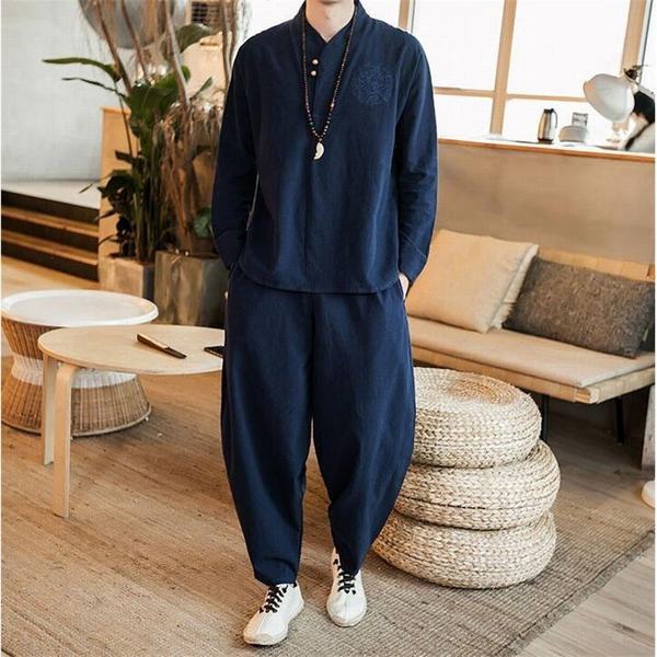 日本正規品 ジャージ メンズ 上下セットアップ 綿麻 長袖トレーナースウェット スポーツ 綿麻 トレーナースウェット夏物 涼しい 通気性 大きいサイズ 送料無料 Noqood Co