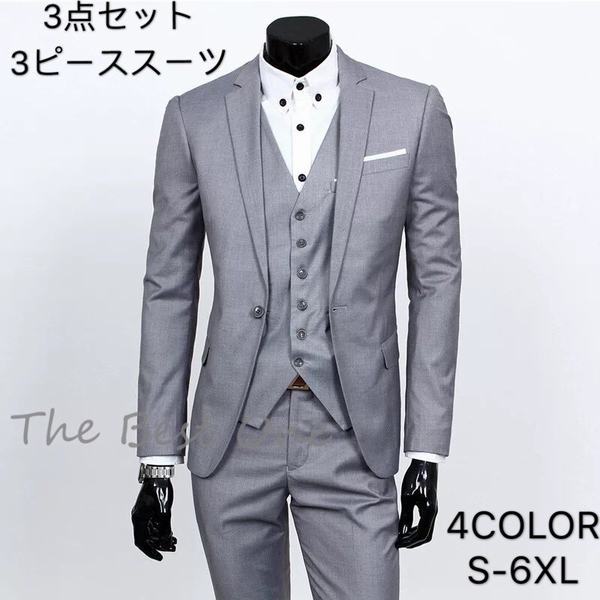 高知インター店 メンズ 3ピーススーツ スーツセットアップ ビジネススーツ 上下セット 三点セット フォーマル 黒スーツ 細身 紳士服 卒業式 大人式 結婚 最適な材料 Bayounyc Com
