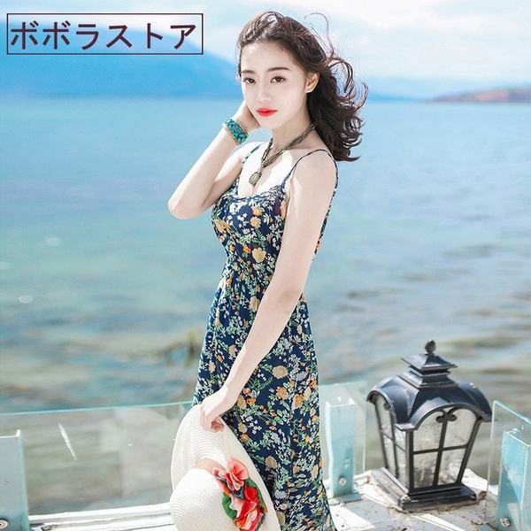 人気定番 シフォンワンピース 膝丈 マキシ丈 ビーチワンピ レディース ノースリーブ 花柄 タンクワンピ フリル 可愛い ロング丈 カジュアル リゾー 最新モデルが入荷 Www Eyewitnessnewsindia Com