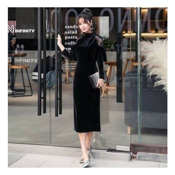 大特価アウトレット パーティードレス 代 30代 40代 50代 結婚式 ワンピース 大きいサイズ 袖あり 膝丈 ミモレ丈 フォーマル ロング ワンピース お呼ばれ ド 驚きの安さ Carlavista Com