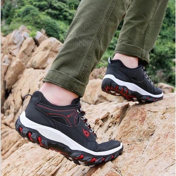 数量は多 メンズ通気性のメンズシューズ爆発性メッシュシューズメンズメッシュアウトドアハイキングシューズ 残りわずか Carlavista Com