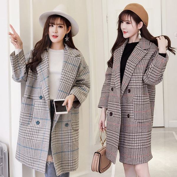 通販限定 レディース ロングコート 膝丈コート チェスターコート チェック柄 秋 冬 ラシャ ジャケット アウター 代 30代 学院風 おしゃれ 無地 期間限定価格 Farmerscentre Com Ng