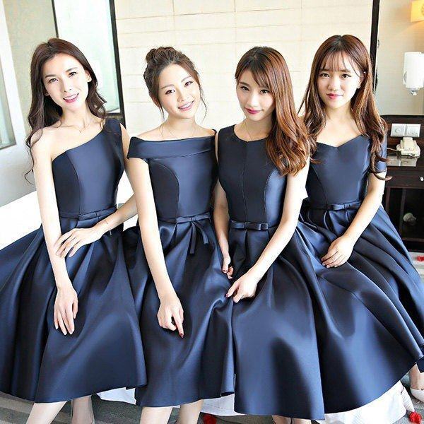 大特価 ネイビードレス ミモレ丈ドレス ネイビードレス 二次会 花嫁 ワンピース 小さいサイズ 大きいサイズ 結婚式 二次会 花嫁 代 30代 40代 驚きの安さ Fcrtt Org