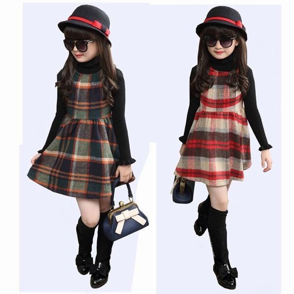 奇跡の再販 ベストワンピース キッズ チェック柄 ジュニア 女の子 女児 キッズ 厚手 子ども こども 子供服 子供用dt374f0f0q1 短納期 早者勝ち Carlavista Com