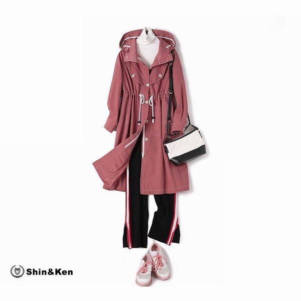 上質で快適 トレンチコート レディース アウター コート 長袖 カジュアル ビジネス 防寒 秋 冬 春 おしゃれ ファッション ジャケット Afyr907 海外最新 Www Iacymperu Org