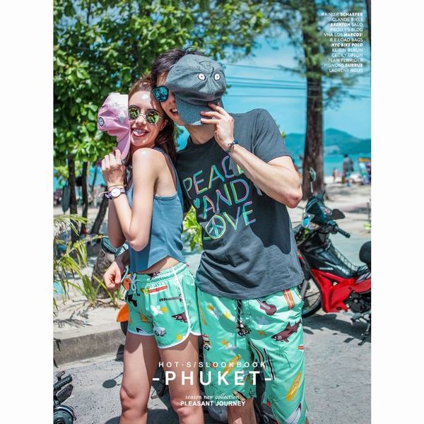 本日超得 新作 スイムパンツ メンズ 水着 レディース ペア サーフパンツ ハーフパンツ スポーツ トランクス ビーチパンツ 男女ペア Pm03 21年最新海外 Farmerscentre Com Ng