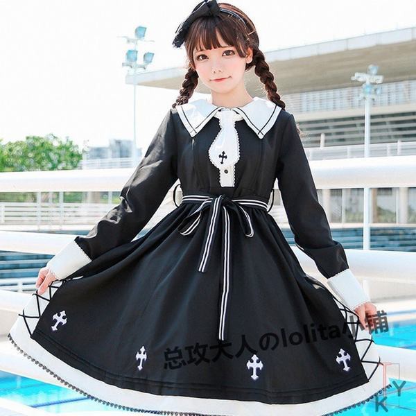 セール ワンピース ロリータ ワンピース 女装 コスプレ アニメ 森ガール Cosplay Lolita かわいい 学生服 ドレス メイド服 萌え萌え系 激安の Carlavista Com