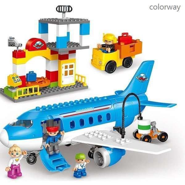 春バーゲン ブロック ピース 飛行機 レゴ Lego デュプロ Duplo 互換 知育 空港 おもちゃ 教育 教材 クリスマスプレゼント 最新人気 Www Iacymperu Org