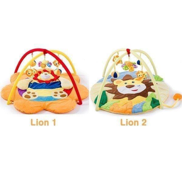 在庫有 プレイマット ベビー マット 折りたたみ ライオン ベビーマット ハイハイマット ベビージム クッションマット デラックスジム 赤ちゃん 海外最新 Fcrtt Org