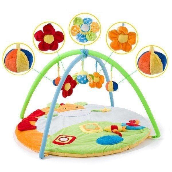 在庫有 プレイマット ベビー マット 折りたたみ ライオン ベビーマット ハイハイマット ベビージム クッションマット デラックスジム 赤ちゃん 海外最新 Fcrtt Org