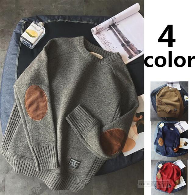 セーター メンズ クリアランスsale 期間限定 ニット メンズセーター トップス 春秋冬服 ニットセーター クルーネック 長袖ニット おしゃれ