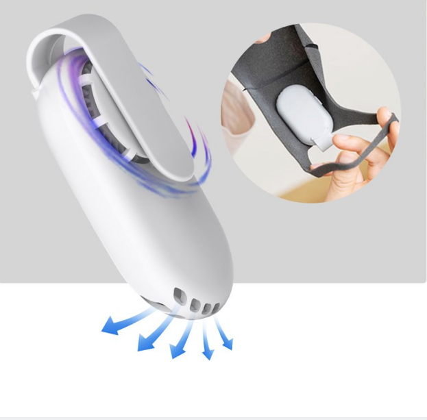 2021小型ファンマスクエアーファン マスク用扇風機 プリズメイト 目立たない 蒸れない 熱中症対策 USB充電式 小型 超軽量 おしゃれ 涼し