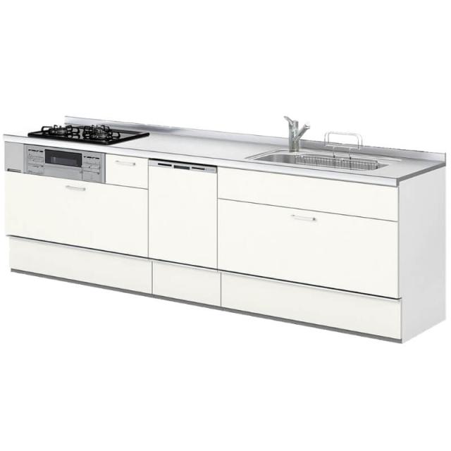 送料込 システムキッチン リクシル シエラs 壁付i型 スライドストッカープラン ウォールユニットなし 食器洗い乾燥機付 W2550mm 間口255cm 奥行6 独創的 Www Tiengineer Com