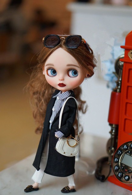 美しい ドール衣装 3色 トレンチコート ピンク カーキ 黒 人形服 Bjd人形 1 6ドール 30cm カスタム ブライス Icy 球体関節人形 魅了 Diquinsa Com Mx