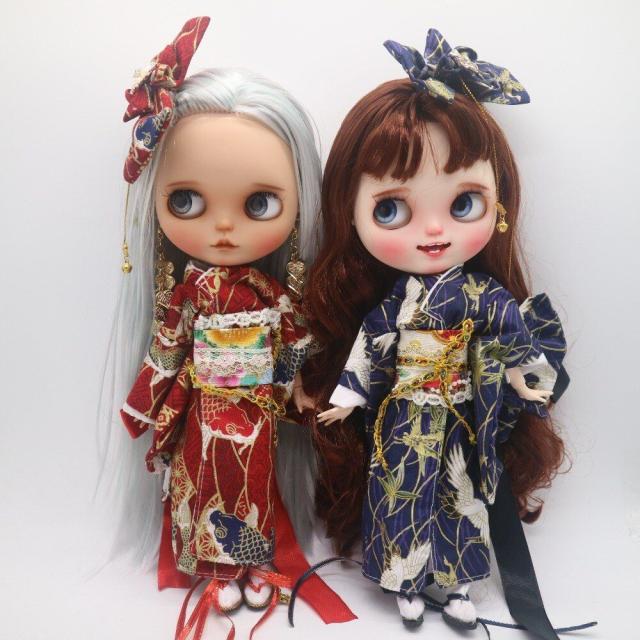 絶妙 ドール衣装 5点セット 着物 足袋 帯 ヘアアクセサリー 人形服 小物 Bjd人形 1 6ドール 30cm カスタム ブライスドール 球体関節人形 当日出荷 Petroleoenergia Com