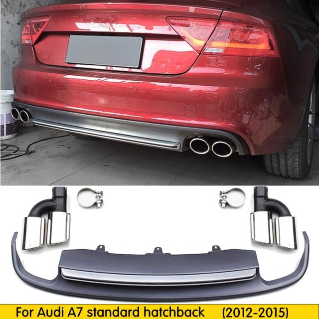 驚きの値段で Audi セット マフラー ディフューザー アウディ エアロ カーボン クワトロ 外装 Sutevalle Org