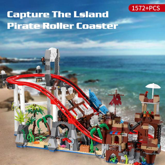 大人気 ブロック おもちゃ ジェットコースター 1572ピース 組み立て 教材 知育玩具 スペシャルset価格 Asadtv Com