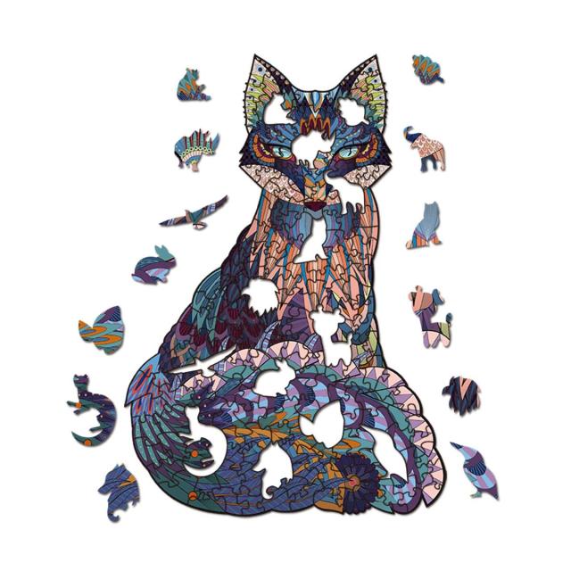 バーゲン 木製ジグソーパズル 300ピース 動物 アニマル おもちゃ 知育玩具 教材 趣味 装飾 激安単価で Parjal Fr