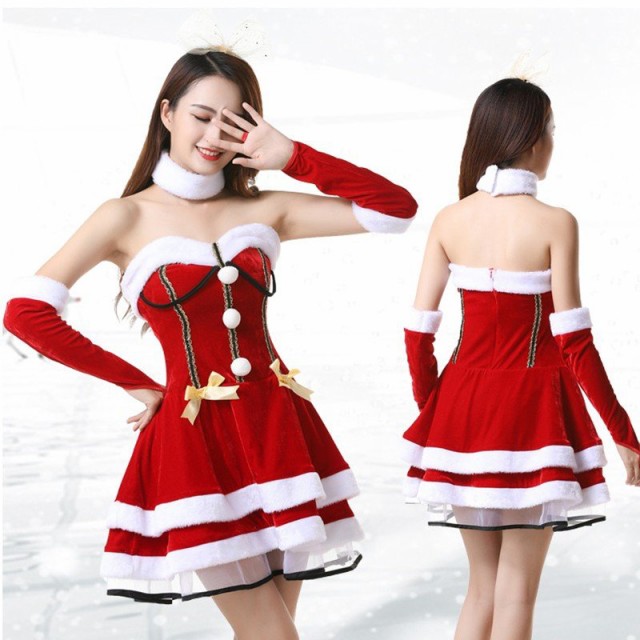 レディースワンピース クリスマス 衣装 コスプレ サンタクロース衣装 パーティードレス サンタ服 仮装 コスチュームの通販はau Pay マーケット 日尾商店 商品ロットナンバー