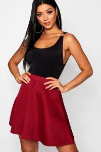Boohoo レディーススカート Boohoo Fit And Flare Skater Skirt berry Boohoo レディーススカート Boohoo Fit And Flare Skater Skirt berry