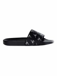 買取り実績 Giuseppe Zanotti レディースシューズ Giuseppe Zanotti Logo Sliders Nerobianco, ナガサキシ edbd5a26