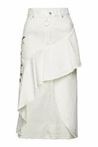 【代引き不可】 Off-White Denim Off-White レディーススカート Off-White Embroidered Denim Skirt High-Low with High-Low Hem, 名前シールのねむっこ:3fa037f6 --- kzdic.de 【代引き不可】 Off-White Denim Off-White レディーススカート Off-White Embroidered Denim Skirt High-Low with High-Low Hem, 名前シールのねむっこ:3fa037f6 --- kzdic.de